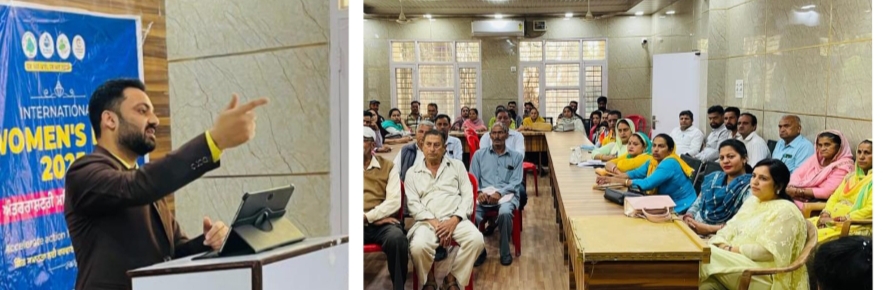 बीडीपीओ कार्यालय भुंगा में पंचायती राज अधिनियम एवं ग्राम साझी भूमि अधिनियम पर कार्यशाला